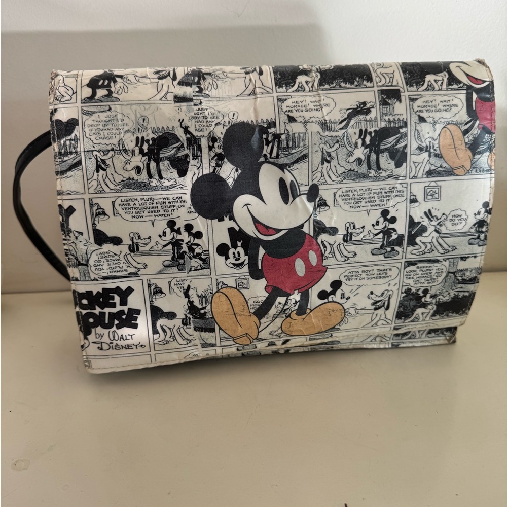 Mickey Mouse Comic Print Bag
